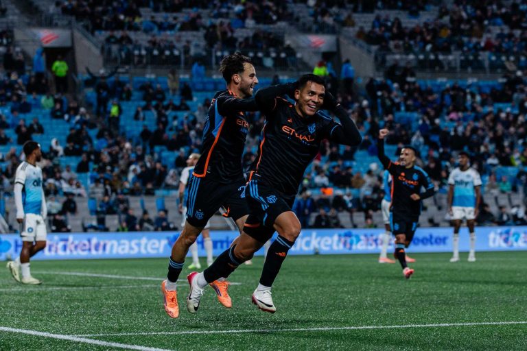 New York City FC gana en Carolina del Norte y toma ventaja en los Playoffs.