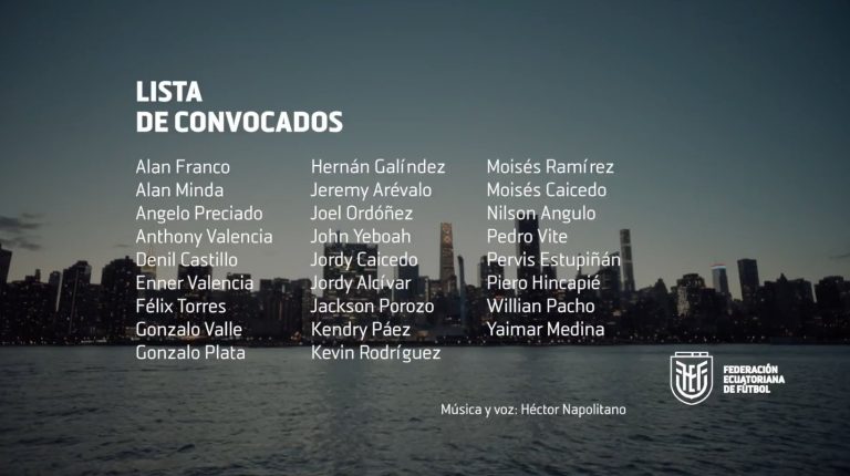 ECUADOR PRESENTÓ A SUS 26 CONVOCADOS PARA EL MUNDIAL 2026