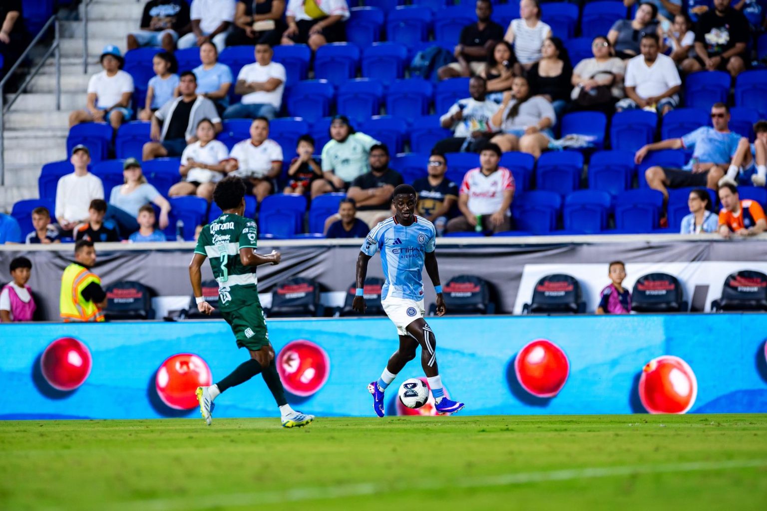 NYCFC vence 2-0 a Santos Laguna en su debut en la Leagues Cup 2026.